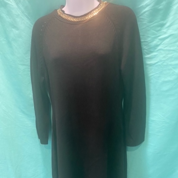 Calvin Klein Black Sweater Dress - Picture 2 of 13